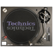 Technics turntable seen from above